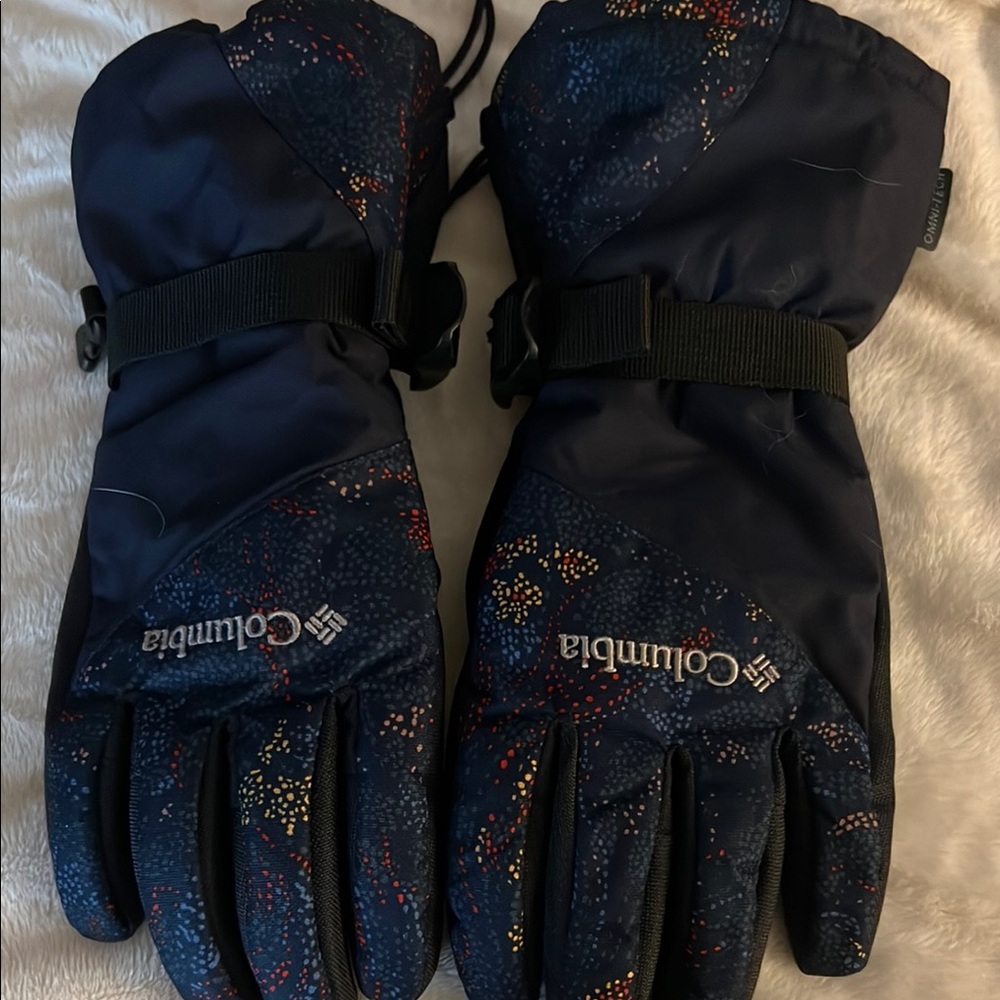 Columbia Women's Gloves - Navy and Multicolor